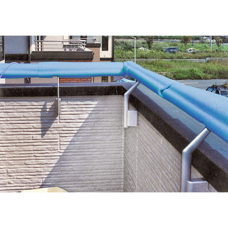 テープ要らずで様々な形状に養生できるカバー　ＵＦＯ８ブルー