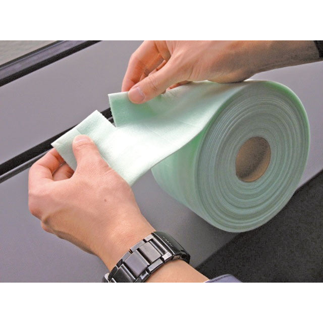 養生したい箇所に貼るだけ。緩衝性の高い枠養生材　枠造　ＦＣタイプ 35W