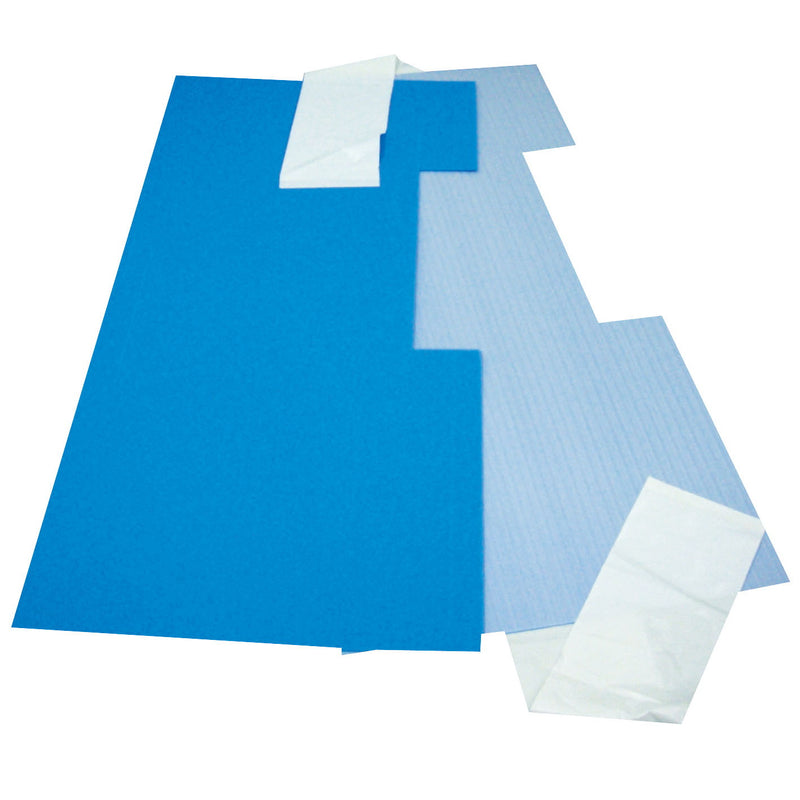 取り付け簡単なドア養生材　玄護郎 青