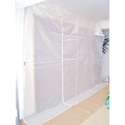 簡単施工の間仕切りカーテン　リフォームカーテン　支柱3本＋シート2枚