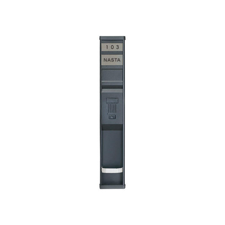 インターホンカバーサテンブラック色パターン D8SD