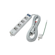 事務所向けタップ　3ｍ 4個口　耐雷サージ機能付