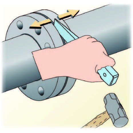 プラントの保全・修繕作業に　金矢　かなや　10本入り