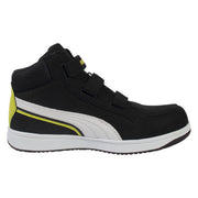 PUMAセーフティスニーカー 63.203.0 エアツイスト 2.0 ブラック ミッド フック＆ループ