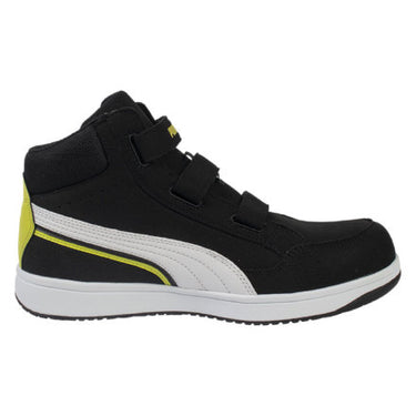PUMAセーフティスニーカー 63.203.0 エアツイスト 2.0 ブラック ミッド フック＆ループ
