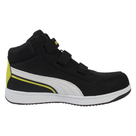 PUMAセーフティスニーカー 63.203.0 エアツイスト 2.0 ブラック ミッド フック＆ループ