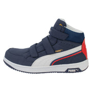 PUMAセーフティスニーカー 63.205.0 エアツイスト 2.0 ネイビー ミッド フック＆ループ