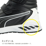 PUMA安全靴 63.352.0 JAPAN ATHLETIC ライダー 2.0 ブラック ミッド 日本限定シリーズ