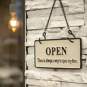 63422 アイアンプレート OPEN&CLOSED