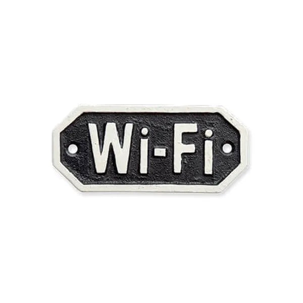 63572 サインプレート Wi-Fi ブラック
