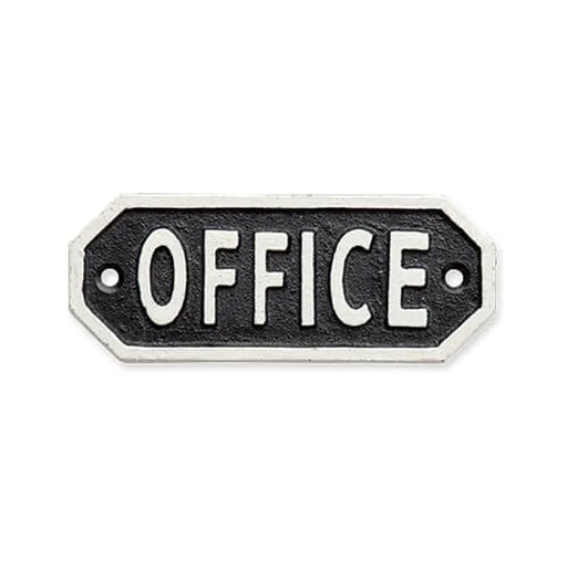 63580 サインプレート OFFICE ブラック