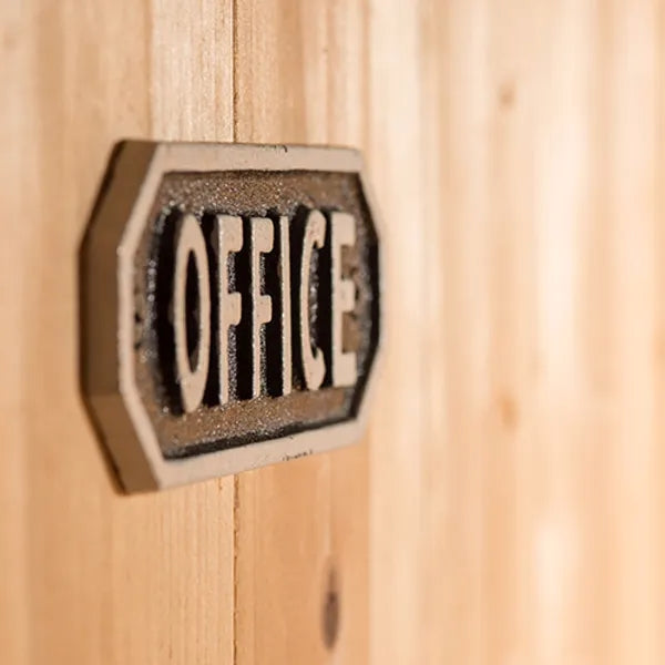 63580 サインプレート OFFICE ブラック