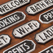 63580 サインプレート OFFICE ブラック