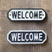 63581 サインプレート WELCOME ホワイト
