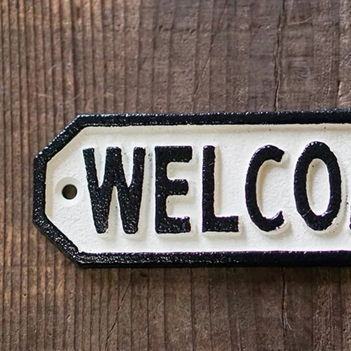 63581 サインプレート WELCOME ホワイト