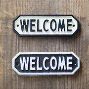 63582 サインプレート WELCOME ブラック