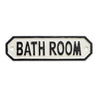 63585 サインプレート BATH ROOM ホワイト