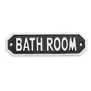 63586 サインプレート BATH ROOM ブラック
