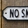 63589 サインプレート NO SMOKING ホワイト