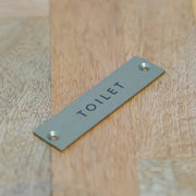 63951 サインプレート TOILET ブラック