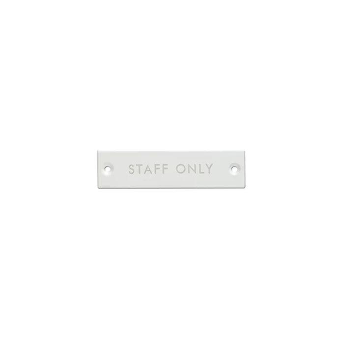 63958 サインプレート STAFF ONLY AG