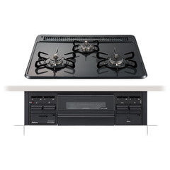 スタンダードトップ　3口ビルトインコンロ