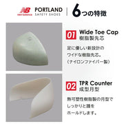 ニューバランス　PORTLAND　紐タイプ短