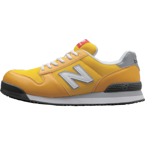 ニューバランス　PORTLAND　紐タイプ短　イエロー×イエロー×ホワイト