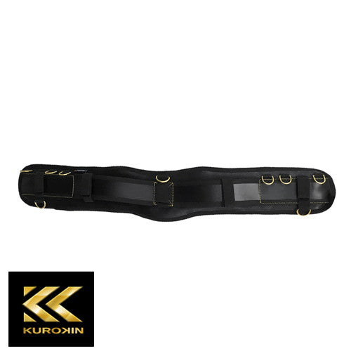 夏場の作業も快適！保冷剤ポケット付き【黒金】サポートベルトＬサイズ