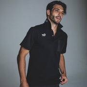 PUMA PW-3014N 半袖アクティブポロシャツ ブラック