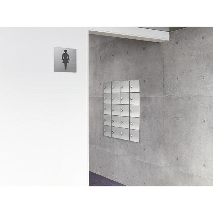 ２戸用プライベトボックスピーチ色