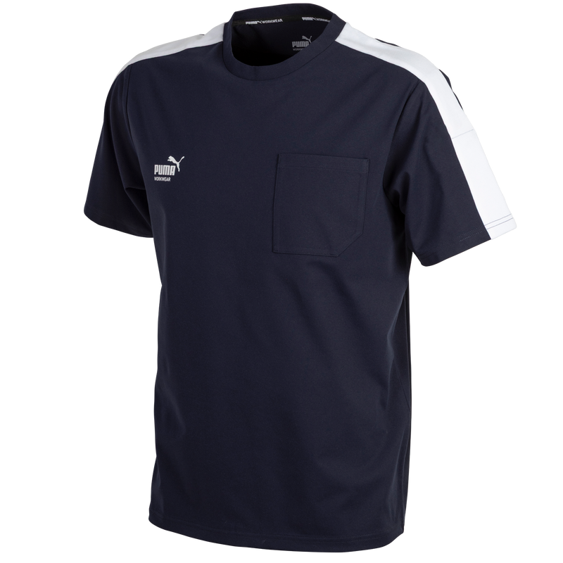 PUMA 半袖Tシャツ PW-3063N 綿ライク 吸汗速乾 肩ライン 2026SS新作