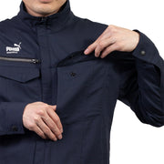 PUMA ワークジャケット PW-4021N 春夏 ドビーストレッチ作業服 通気性 快適性 2026SS新作