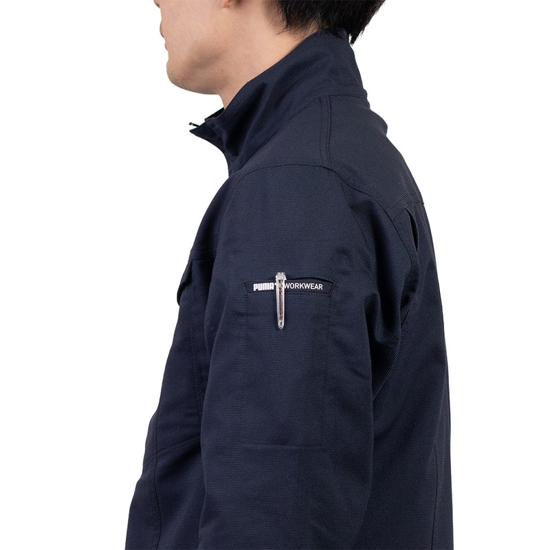 PUMA ワークジャケット PW-4021N 春夏 ドビーストレッチ作業服 通気性 快適性 2026SS新作