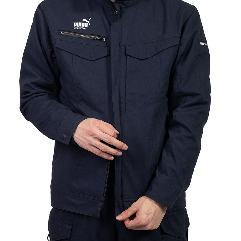 PUMA ワークジャケット PW-4021N 春夏 ドビーストレッチ作業服 通気性 快適性 2026SS新作