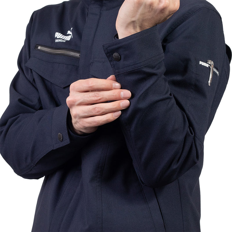 PUMA ワークジャケット PW-4021N 春夏 ドビーストレッチ作業服 通気性 快適性 2026SS新作