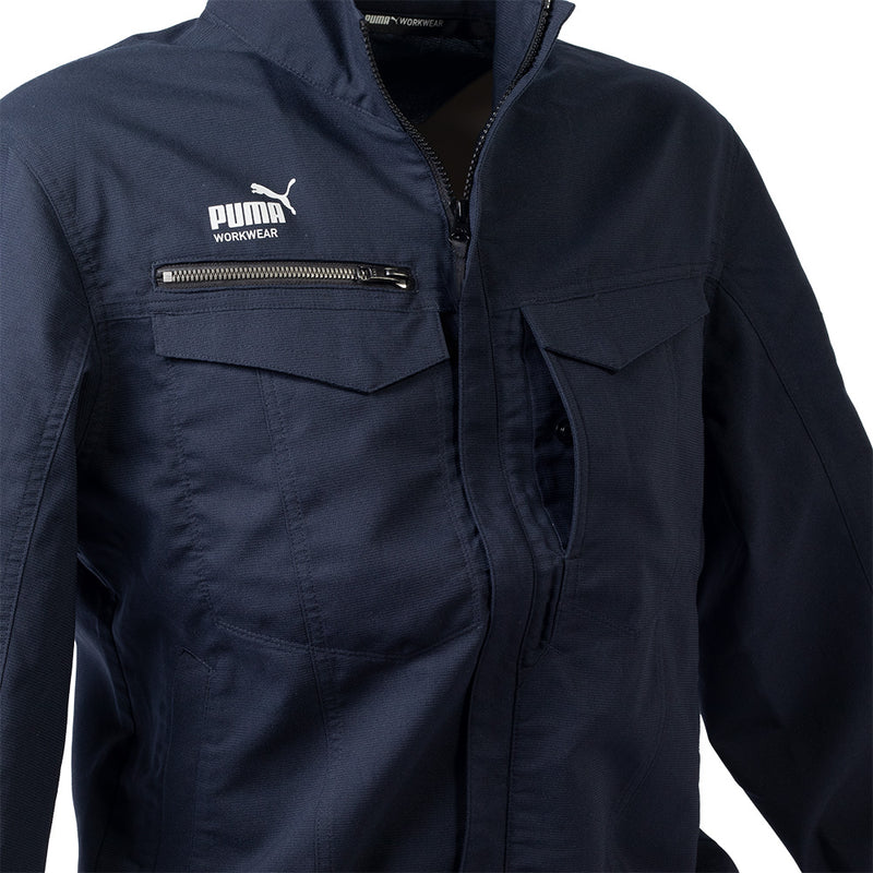 PUMA ワークジャケット PW-4021N 春夏 ドビーストレッチ作業服 通気性 快適性 2026SS新作