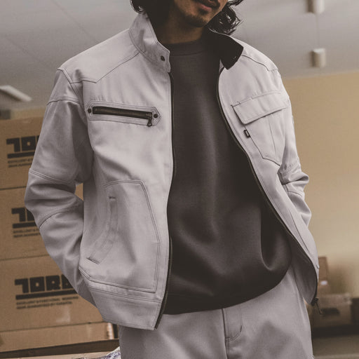 寅壱 3920-124 長袖ブルゾン 着用画