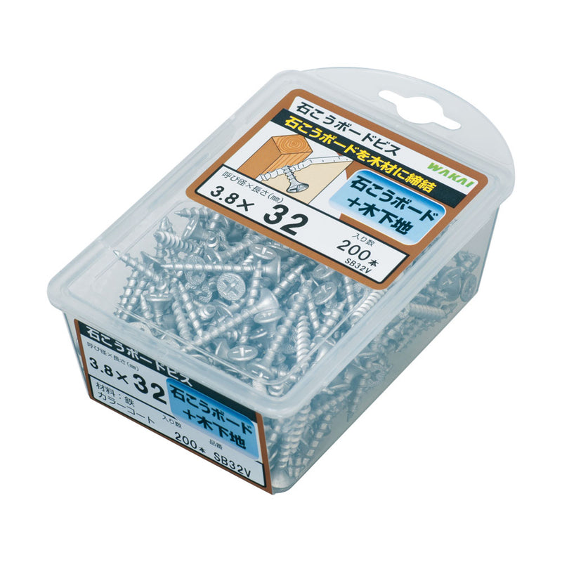石こうボードビス 木下地用 バリューパック 32mm（200本入）SB32V