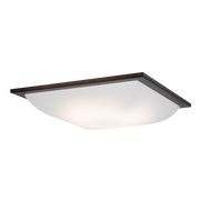 和風LEDシーリング　調色/調光モデル　木製枠ダーク色　8畳用