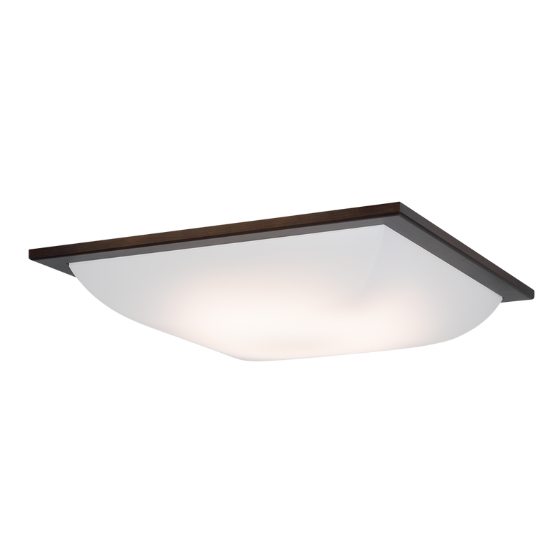 和風LEDシーリング　調色/調光モデル　木製枠ダーク色　8畳用