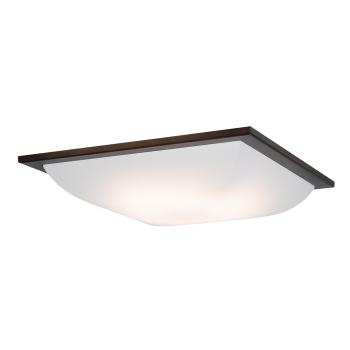 和風LEDシーリング　調色/調光モデル　木製枠ダーク色　12畳用