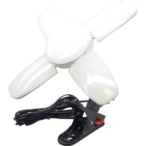 ウイングエース SLX-60CL LED電球付クリップランプ スーパールミネX 60CL