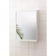 安心の日本製　コンパクトで機能的なミラーキャビネットですっきり収納　ミラーキャビネット 105×320×458