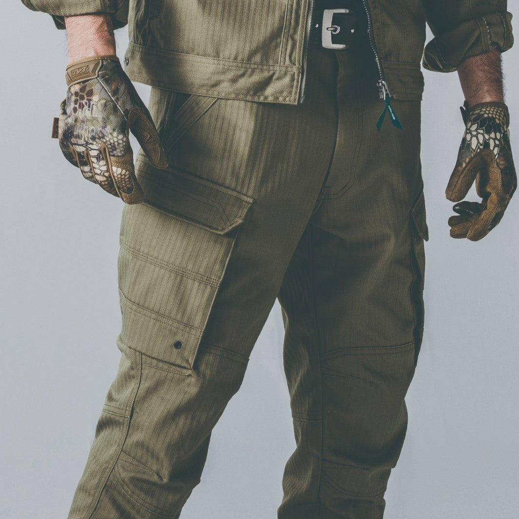 寅壱 9540-235 ストレッチ ミリタリー カーゴジョガーパンツ — シザいもん