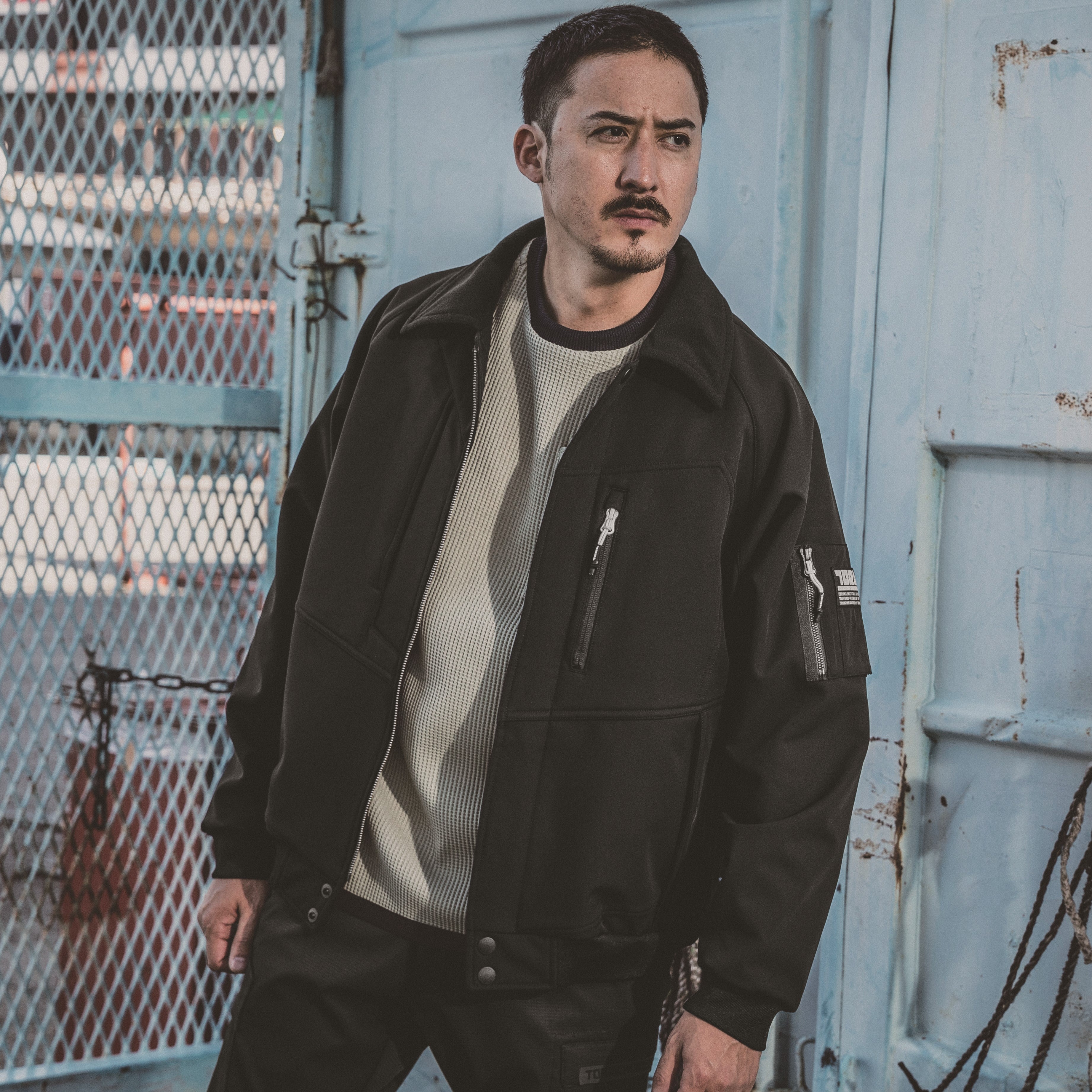 寅壱 2803-124 ボンディングパイロットジャンパー 防風 保温 軽撥水 裏