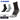 ユニワールド 1685 ストロングフィット クルー丈 カカト付 5本指 2足組 25-27cm