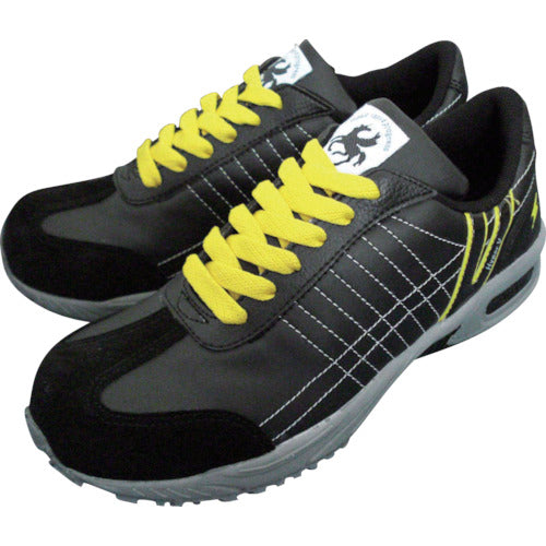 日進ゴム ハイパーV 安全靴 #211制電 先芯入りワークシューズ 紐タイプ ブラック