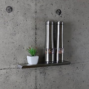 後付けできるステンレスウォールシェルフ KaBerest カベレスト　上下セット W300ｍｍ