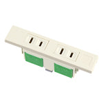 パナソニックエレクトリック WF2039W 家具用ミニダブルコンセント